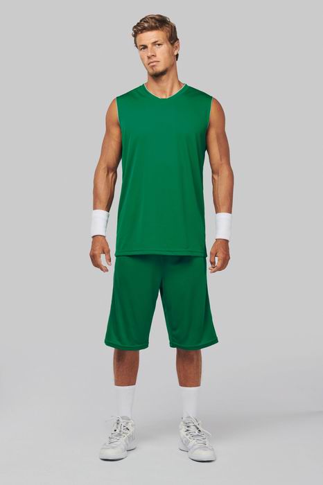 Basketbalový dres - trièko bez rukávù do V